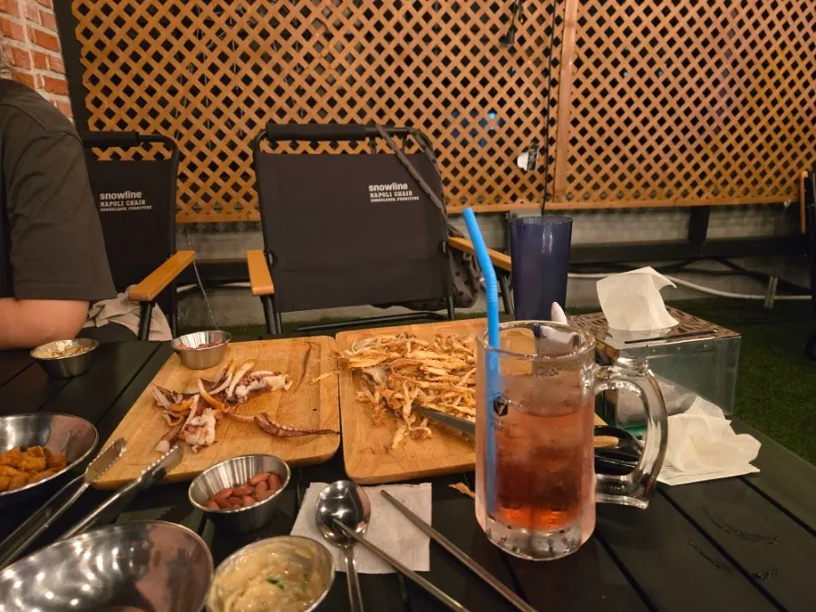 저녁 무렵 88노가리 루프탑 야장 전경