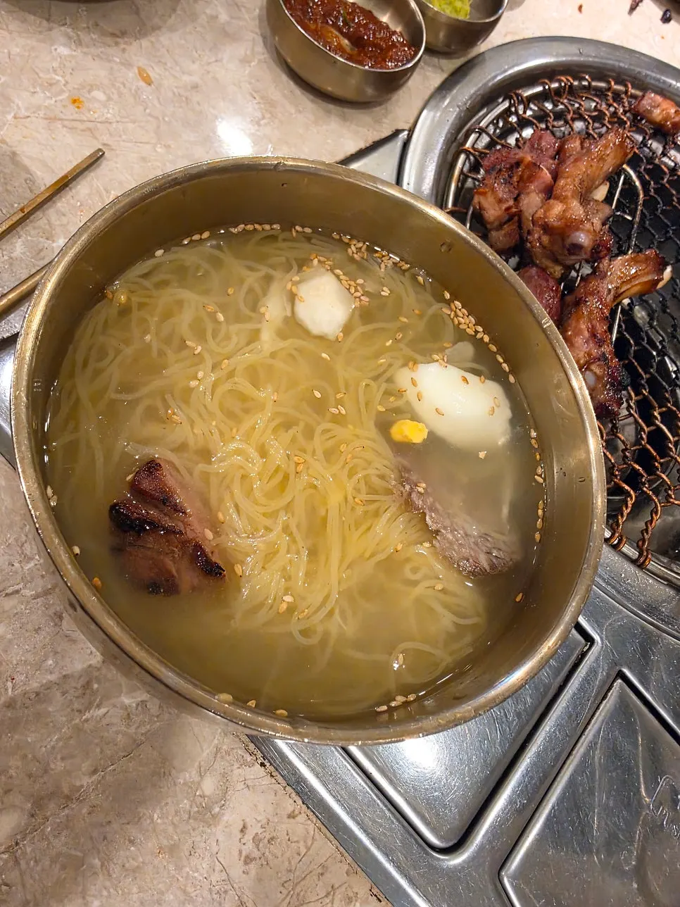 한티옥 물냉면 한 그릇