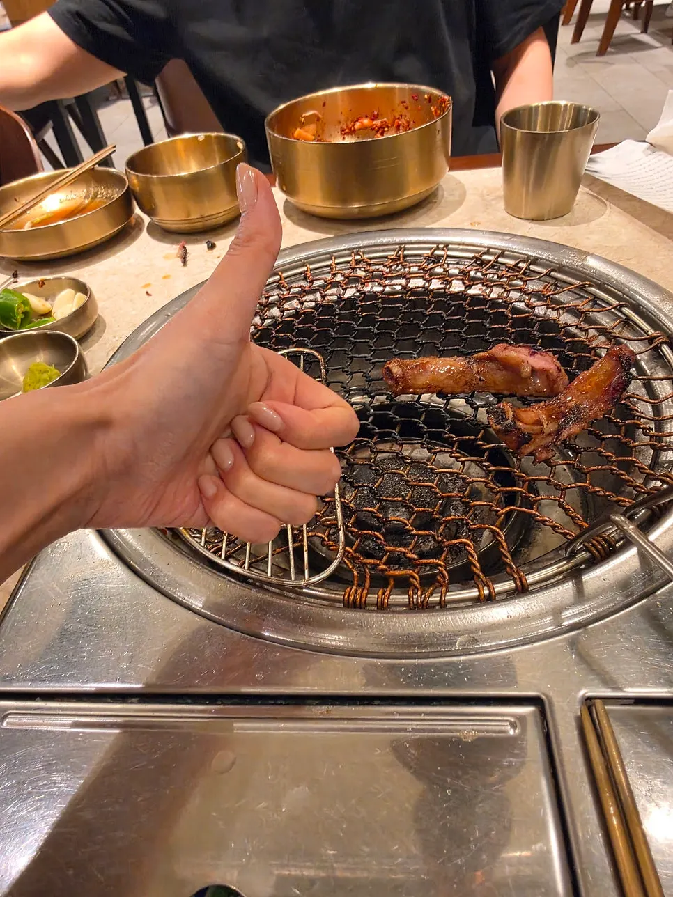한티옥 돼지갈비 한상 마무리 사진