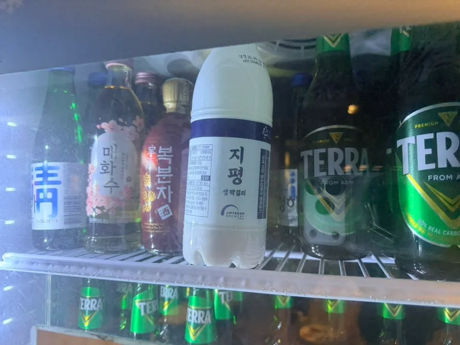 매화수 복분자 청하 등 주류 라인업