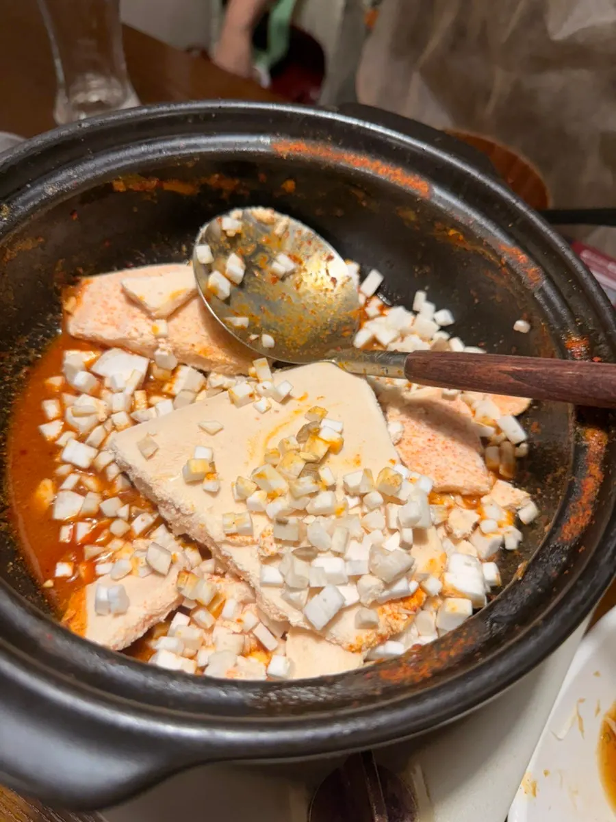 치즈에 토치를 올린 투움바리조또