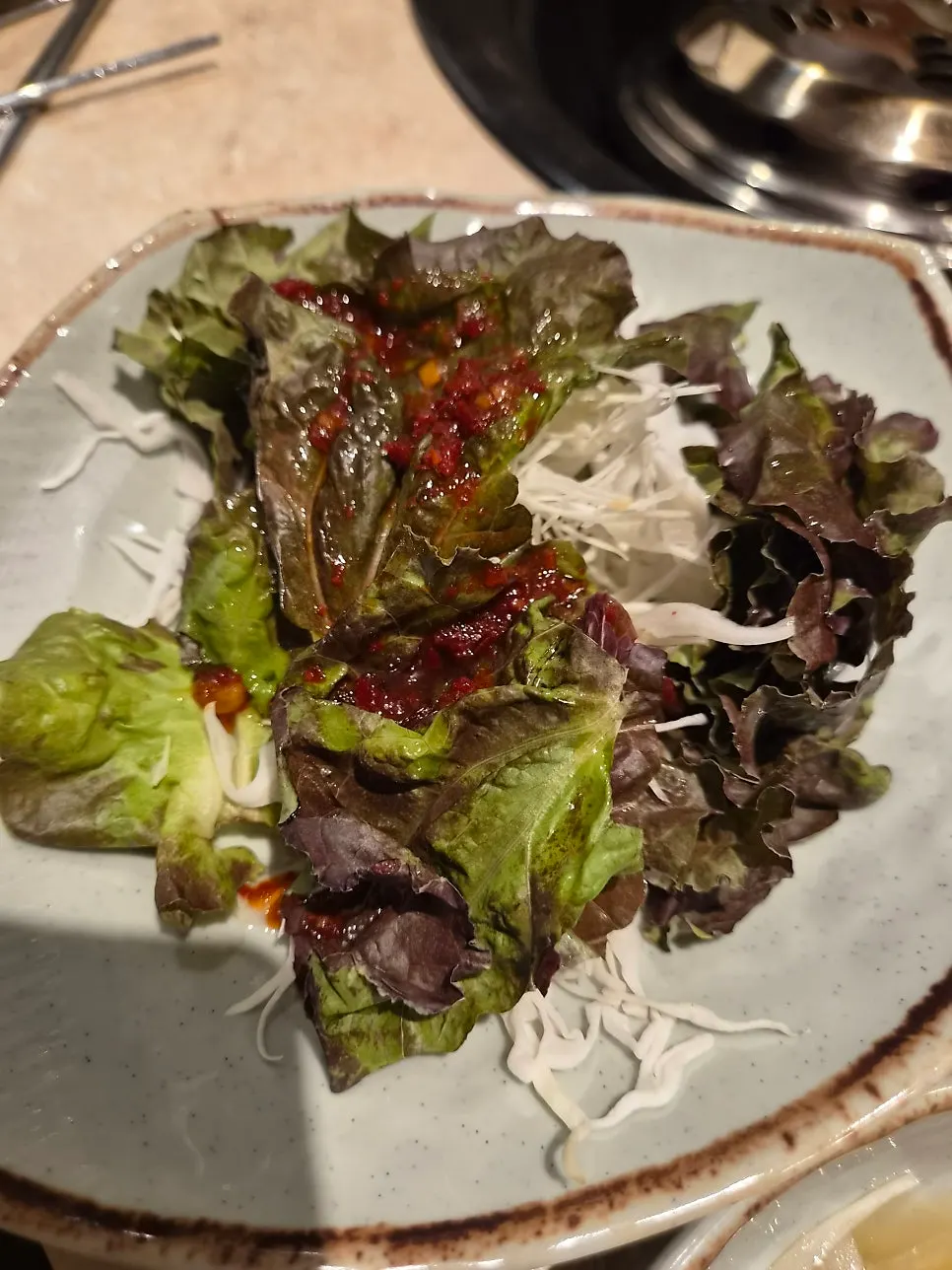Lightly seasoned vegetable side dish