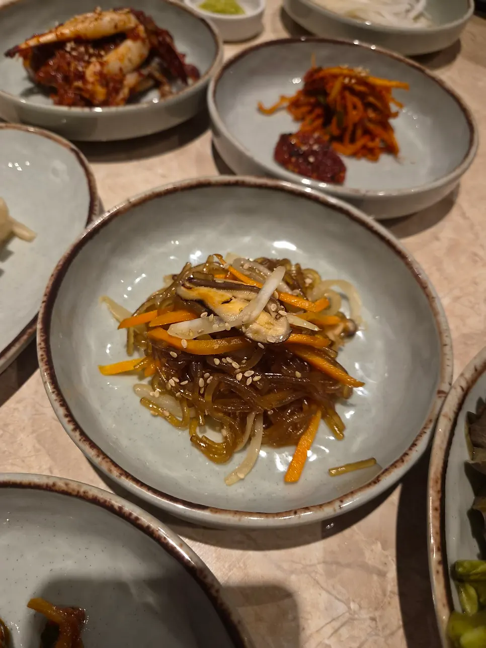 Japchae side dish that kids enjoy