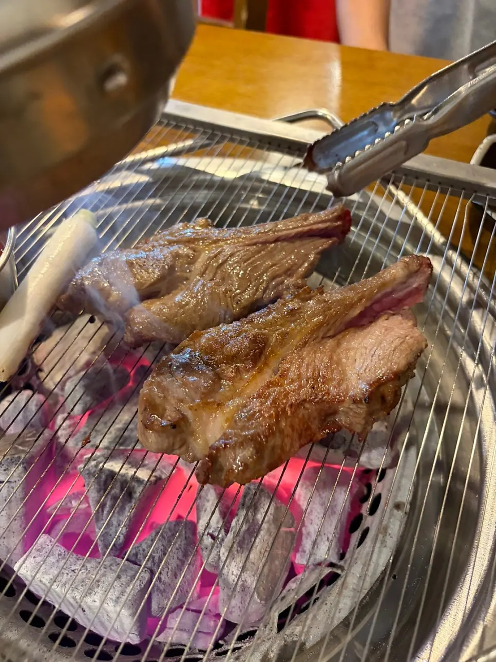 Raw lamb ribs at Dangsan Odol Bangi Branch before grilling