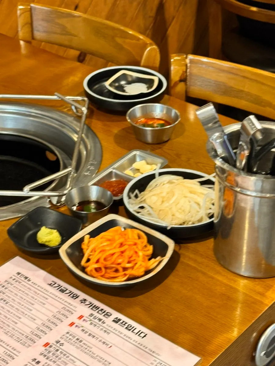 Basic table setting with dishes and bowls