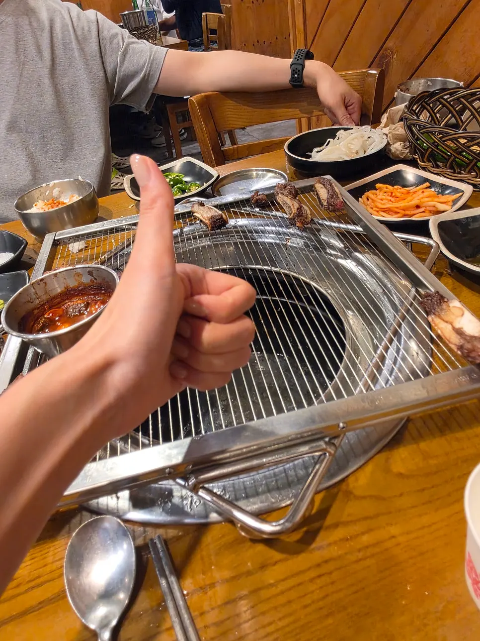 당산오돌 방이점 식사 마무리 사진