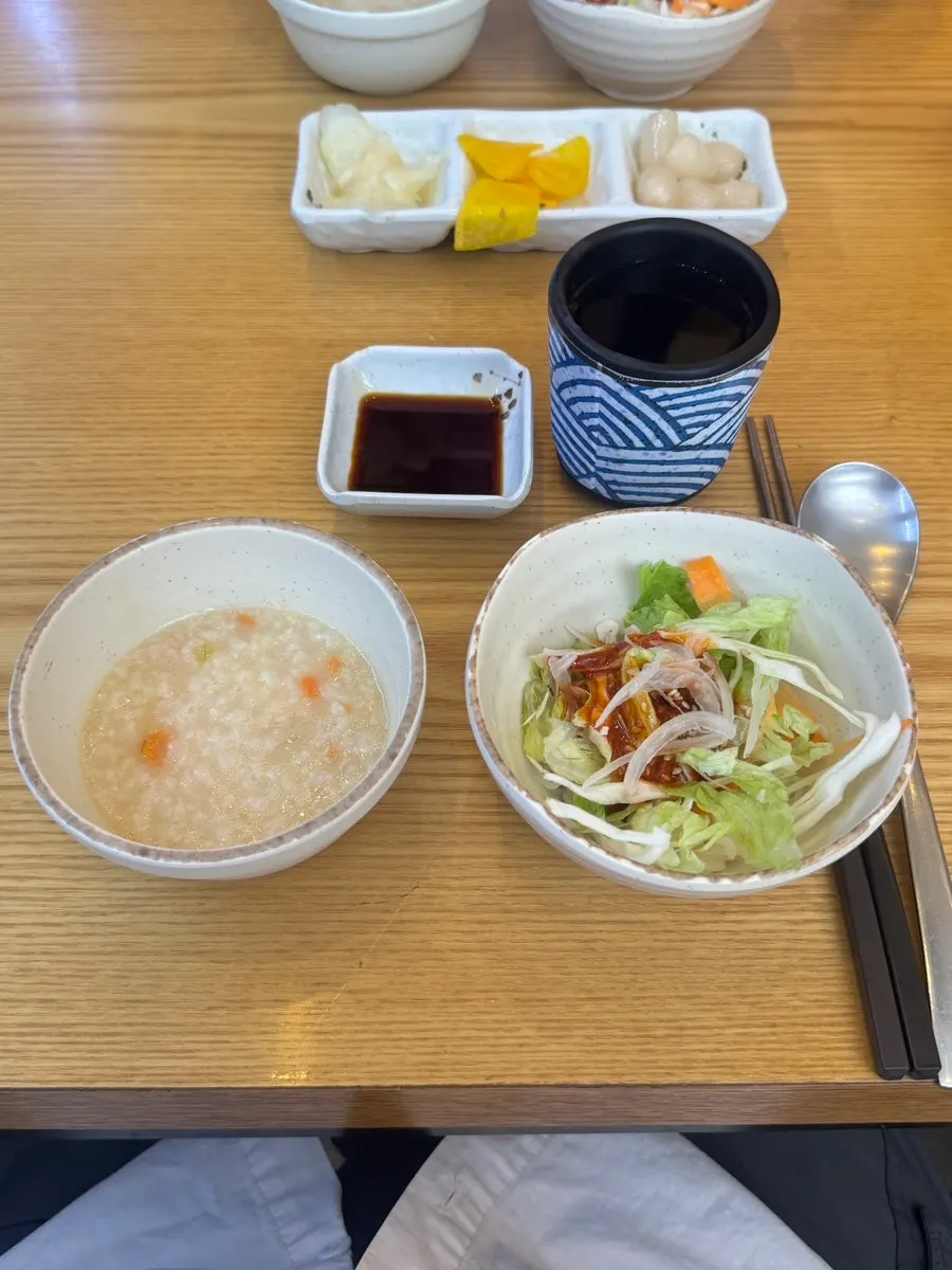Table set after ordering
