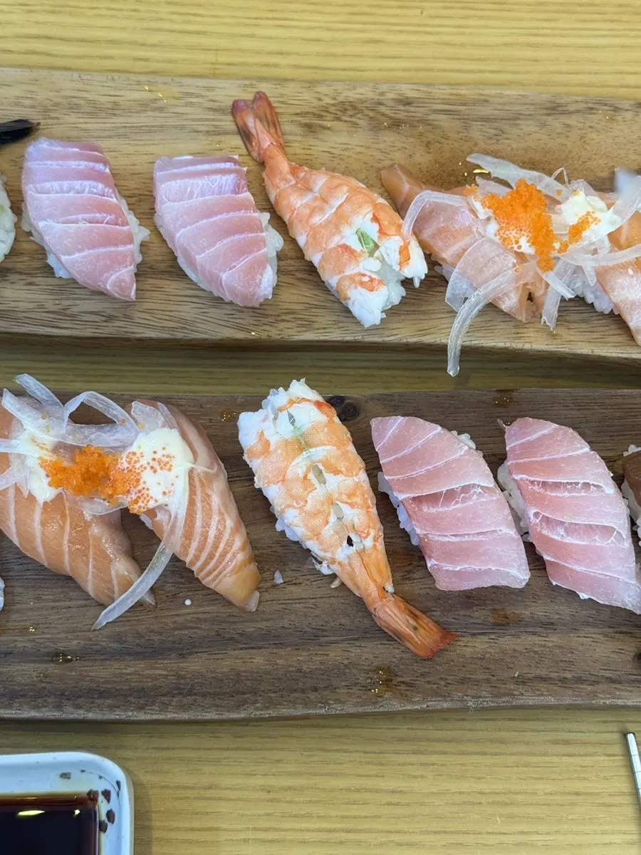 Close-up of the special sushi, shot 2