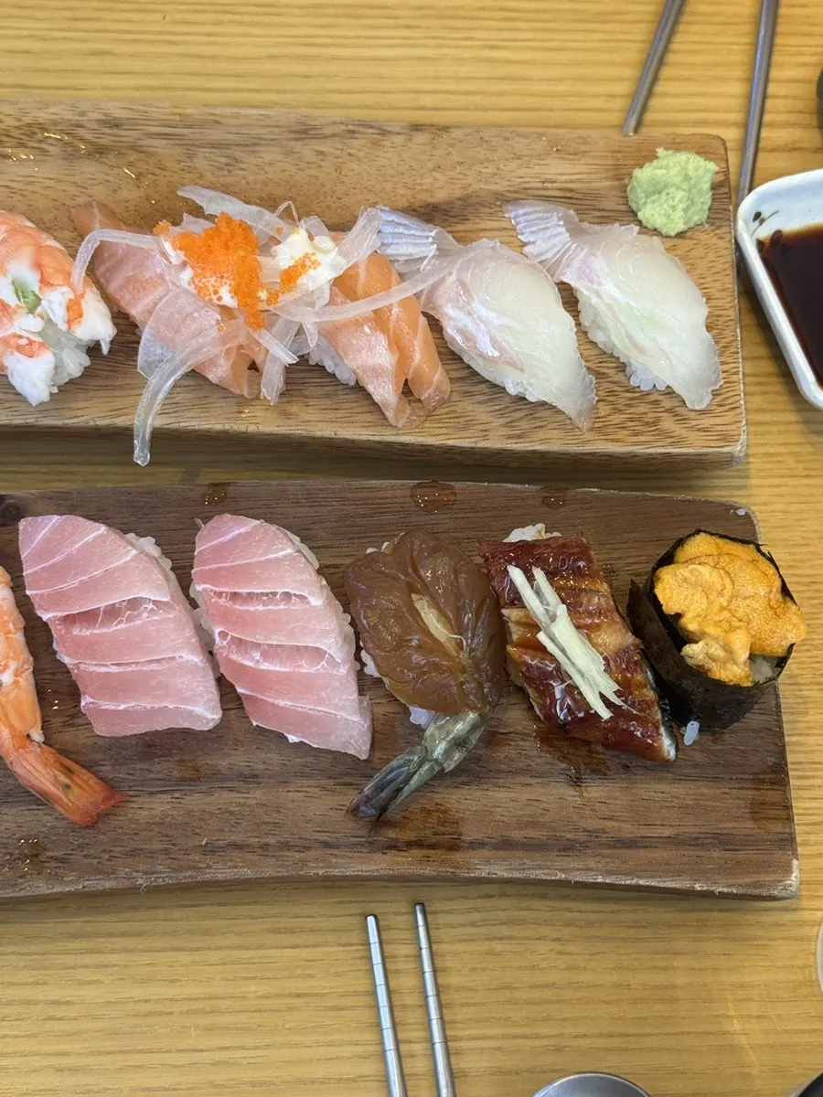 Close-up of the special sushi, shot 3