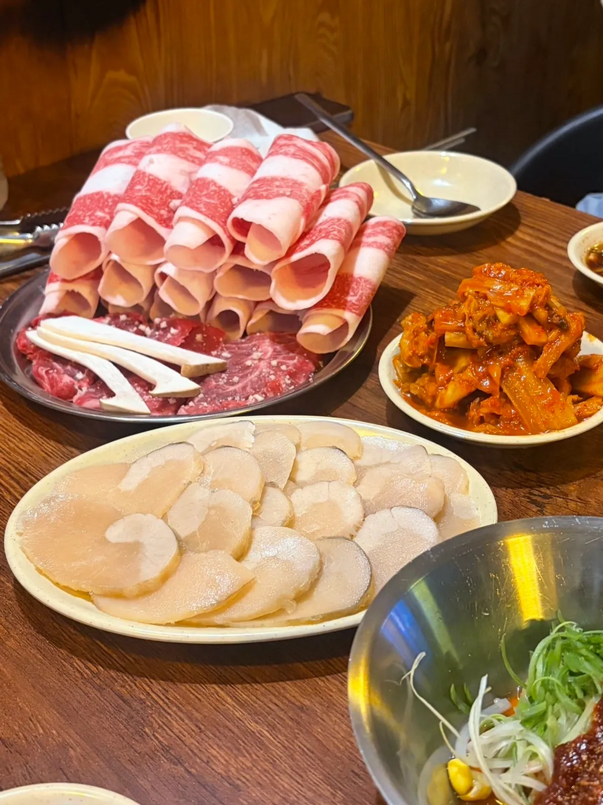 Chowon Salt Grill's trio menu board