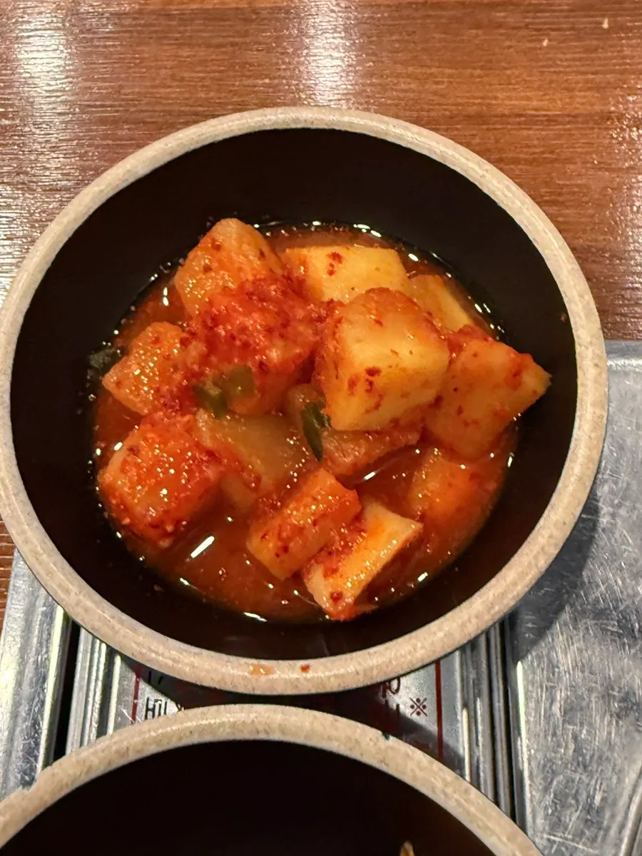 김치와 깍두기 반찬