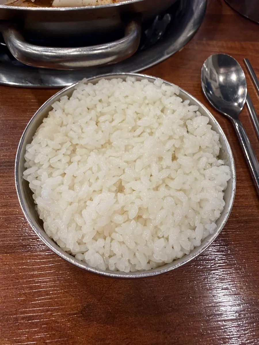 간장겨자소스와 반찬