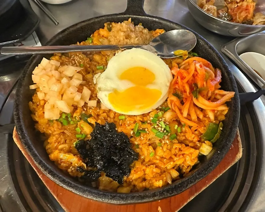 牛肠餐后萝卜炒饭照片