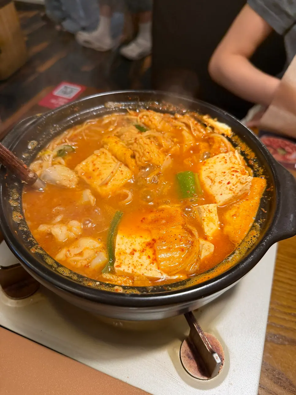 직원이 세팅한 완성 곱창전골
