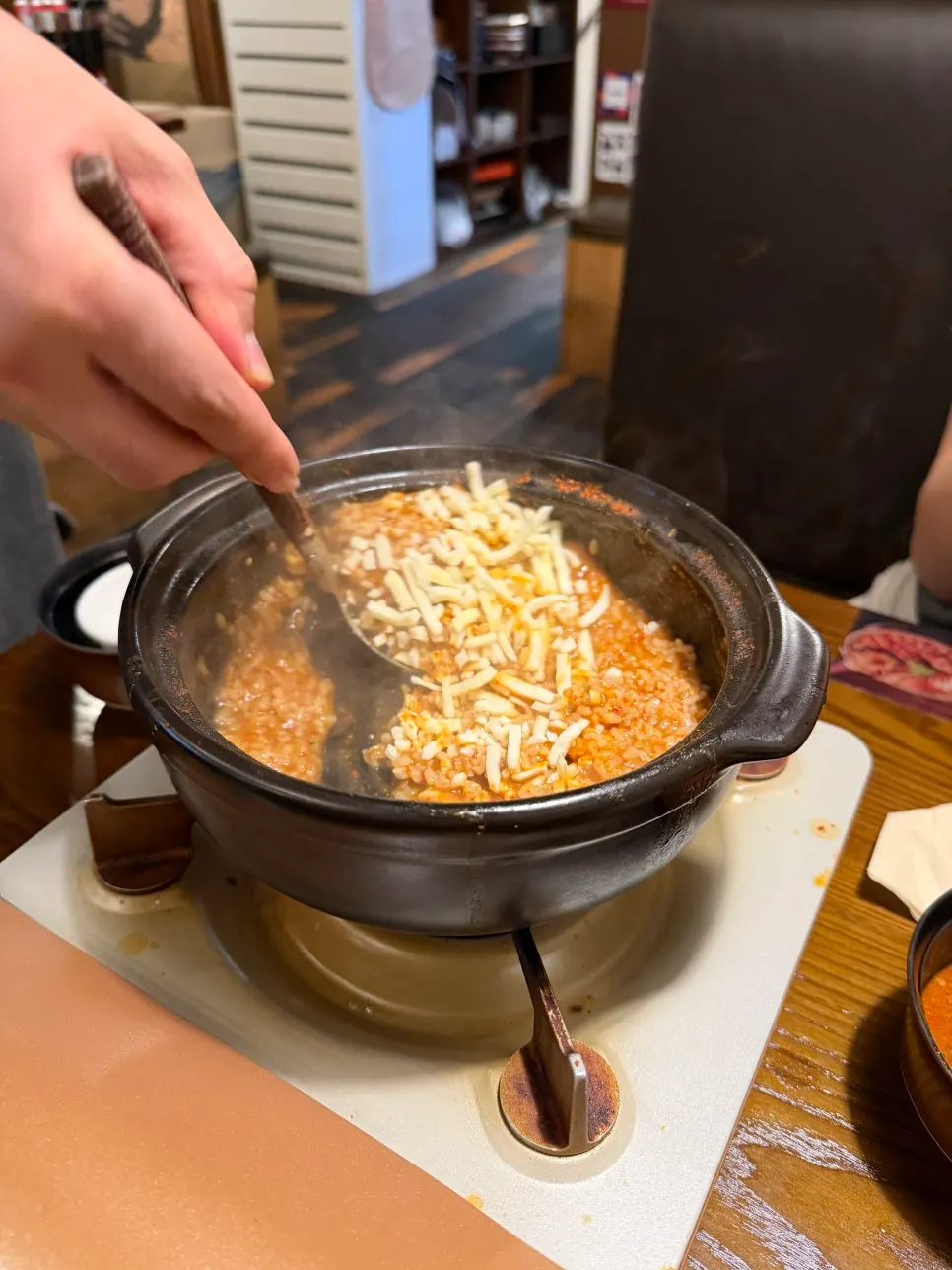 곱창과 대창이 든 곱창전골