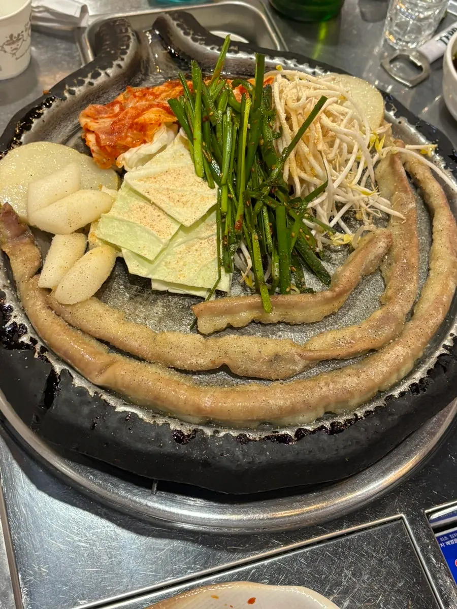 House-made trio of kimchi side dishes