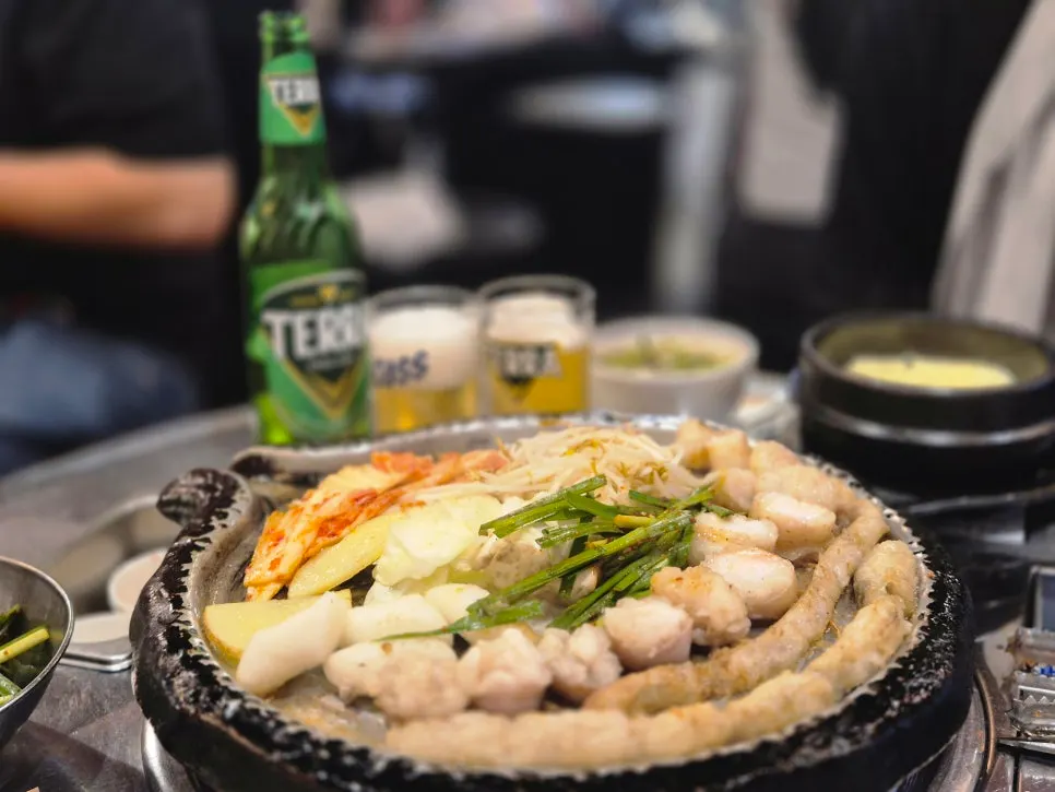 Soy sauce and chamnamul accompaniment
