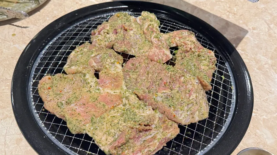 Limited-sale Shrek Galbi menu