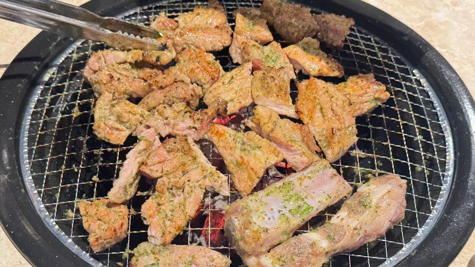 Signature matcha-and-minari galbi