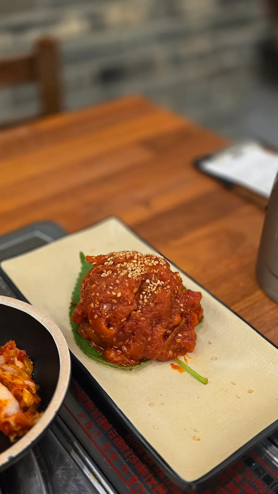 Basic side dishes served with gukbap