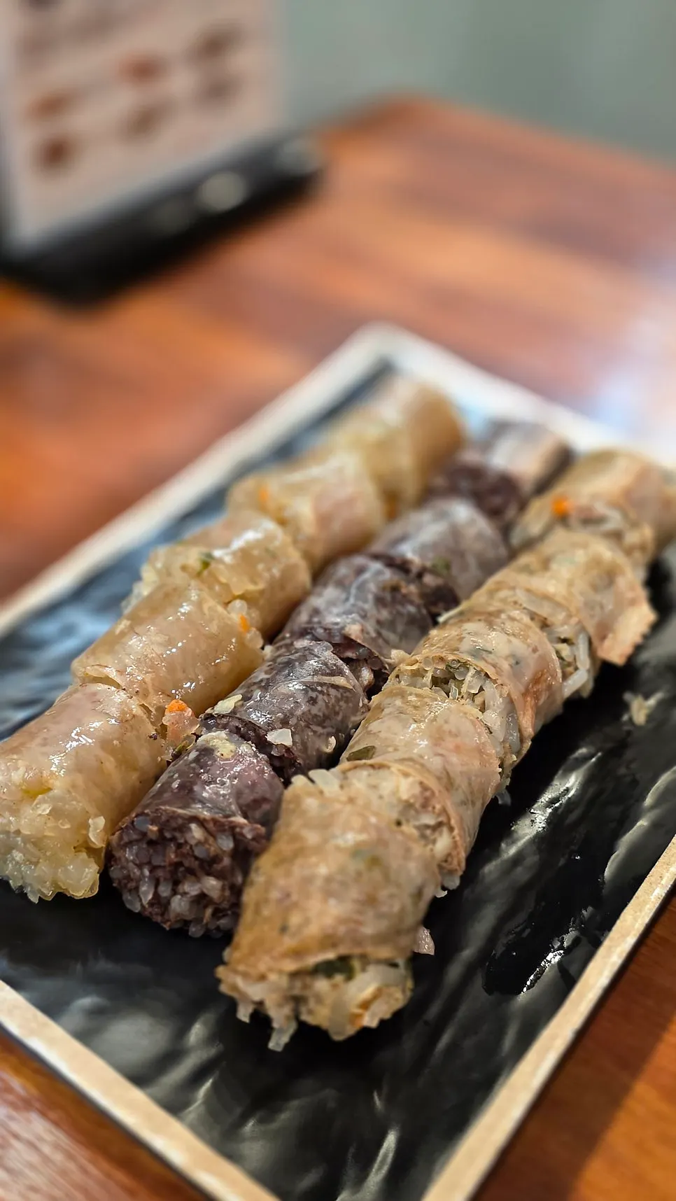 Pork jowl suyuk gukbap with chives