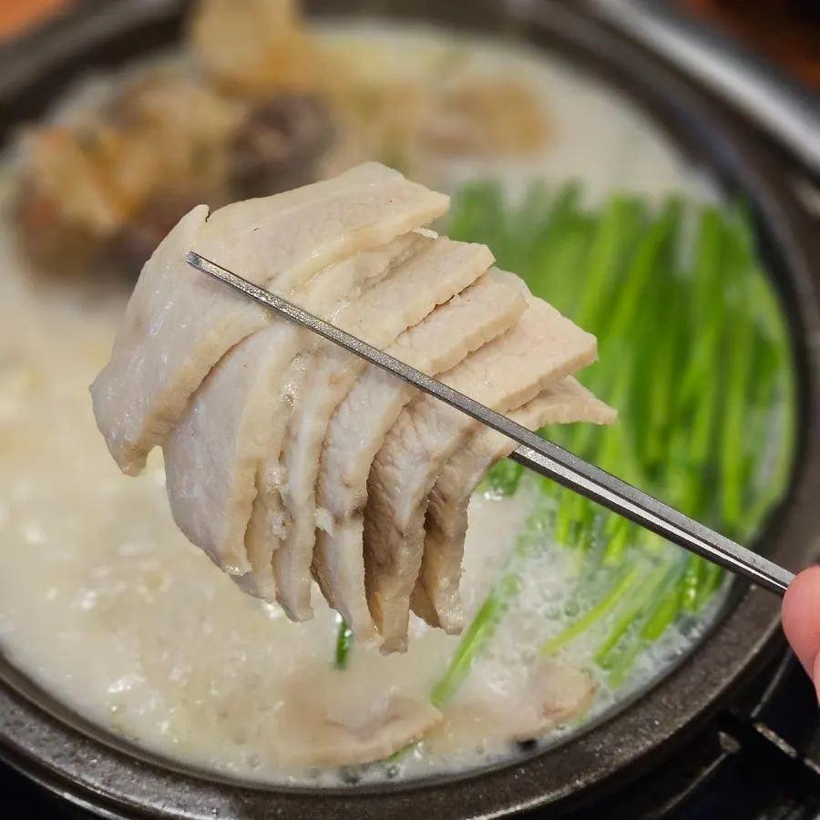 Set meal served with special sauce