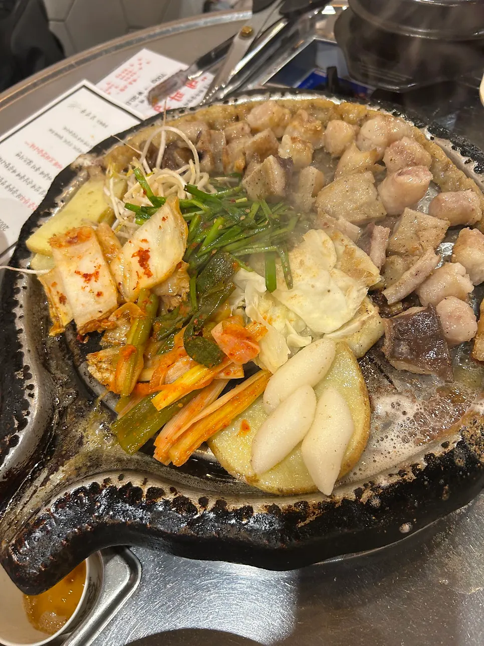 Chewy grilled makchang