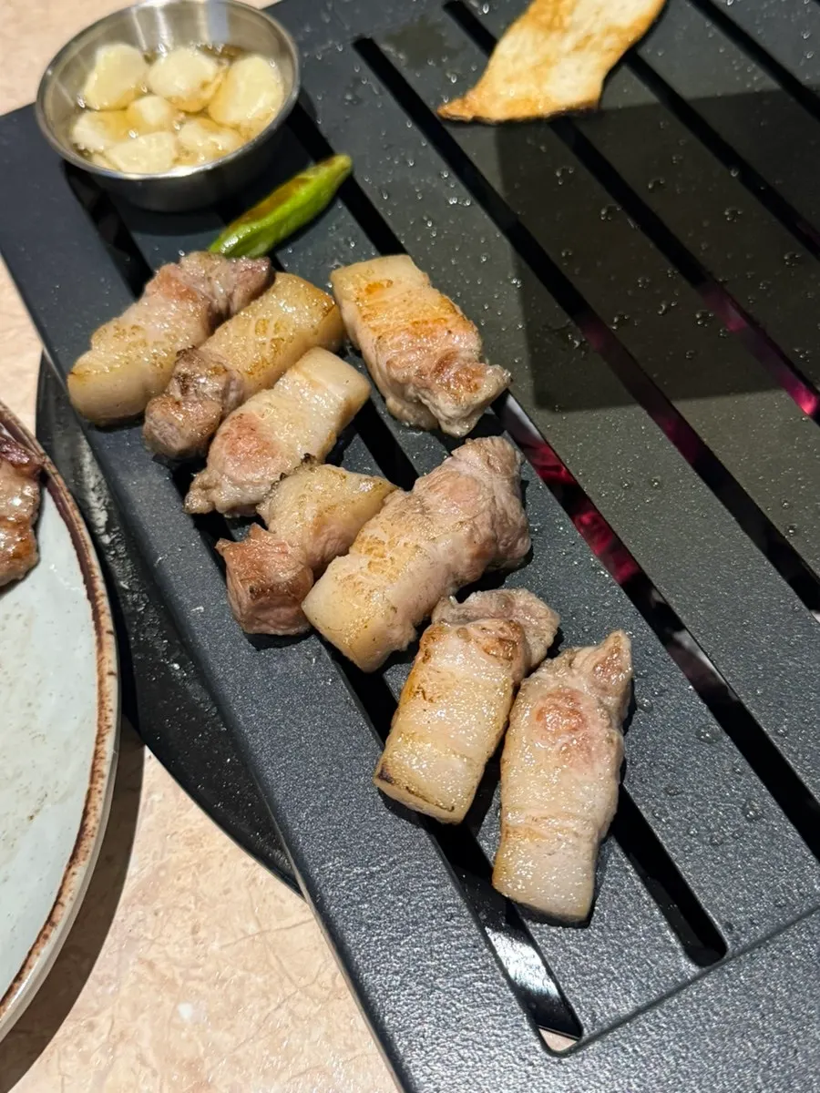Korean pork galbi samgyeop