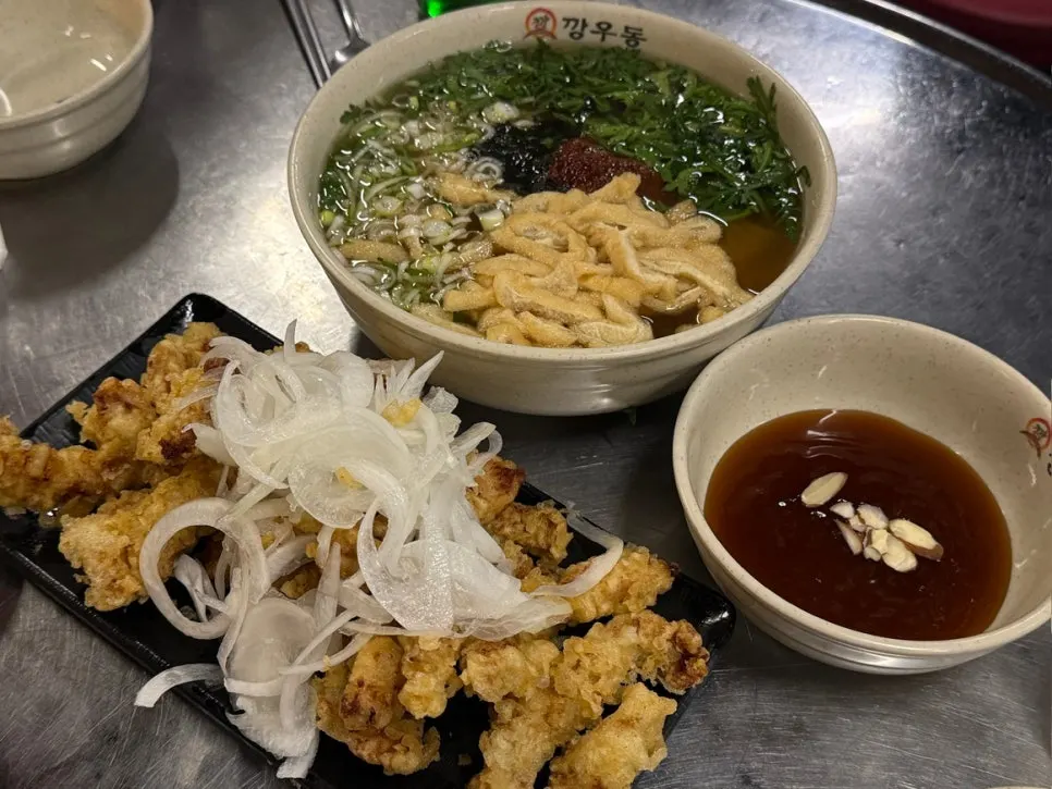 Menu items ordered at Kkang Udong Songpa Bangi Branch