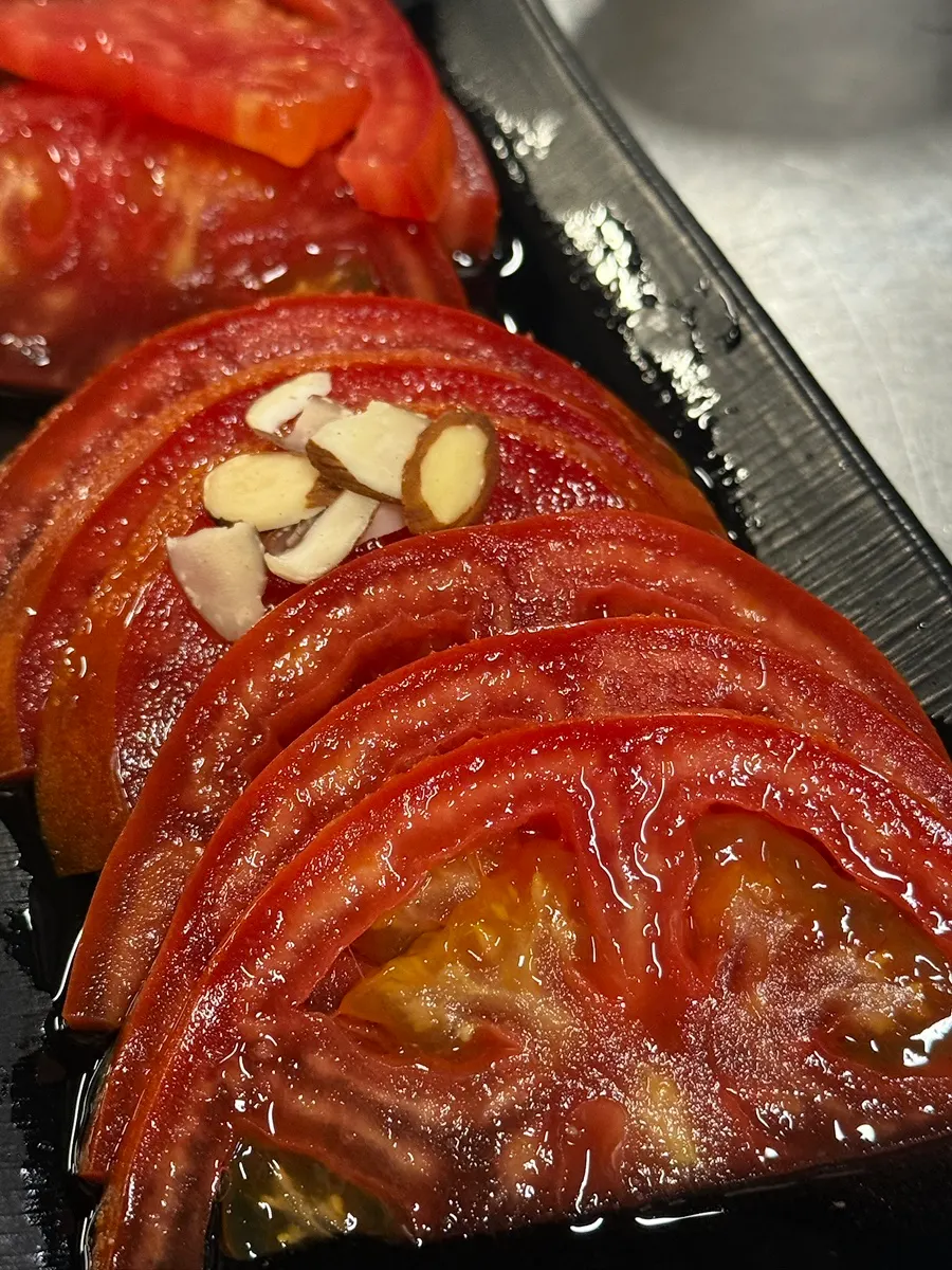 Kkang Tomato as a finishing dish