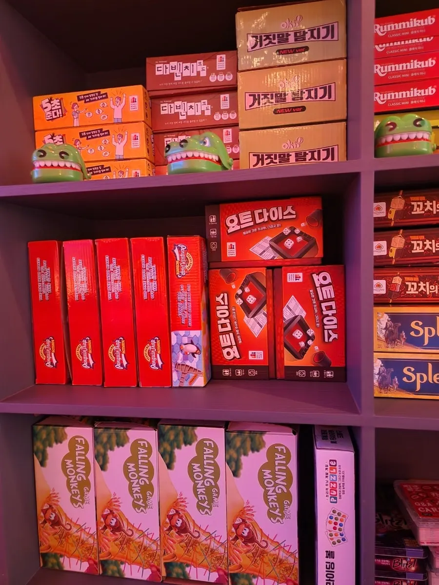 Selection of board games