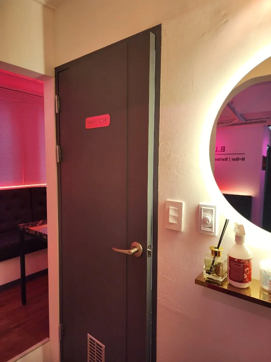 Separate men's and women's restrooms