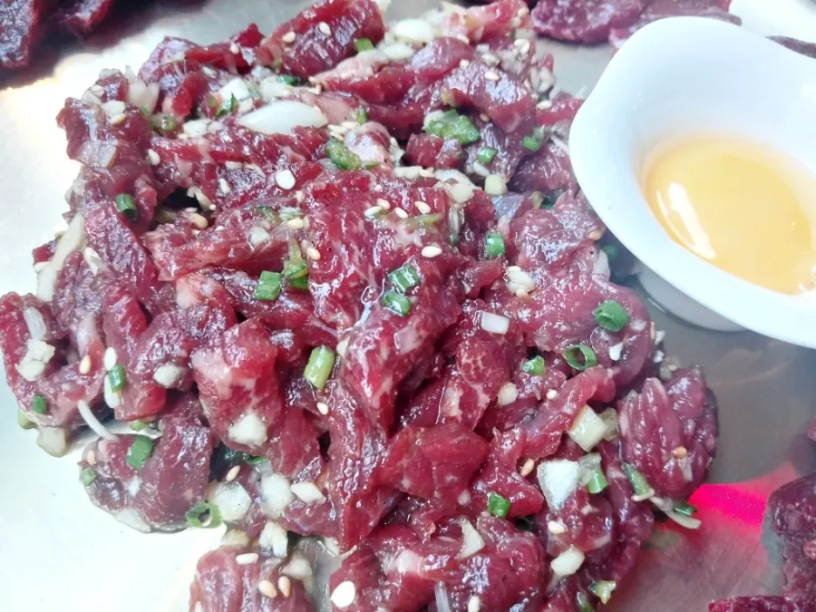 Fresh beef set menu