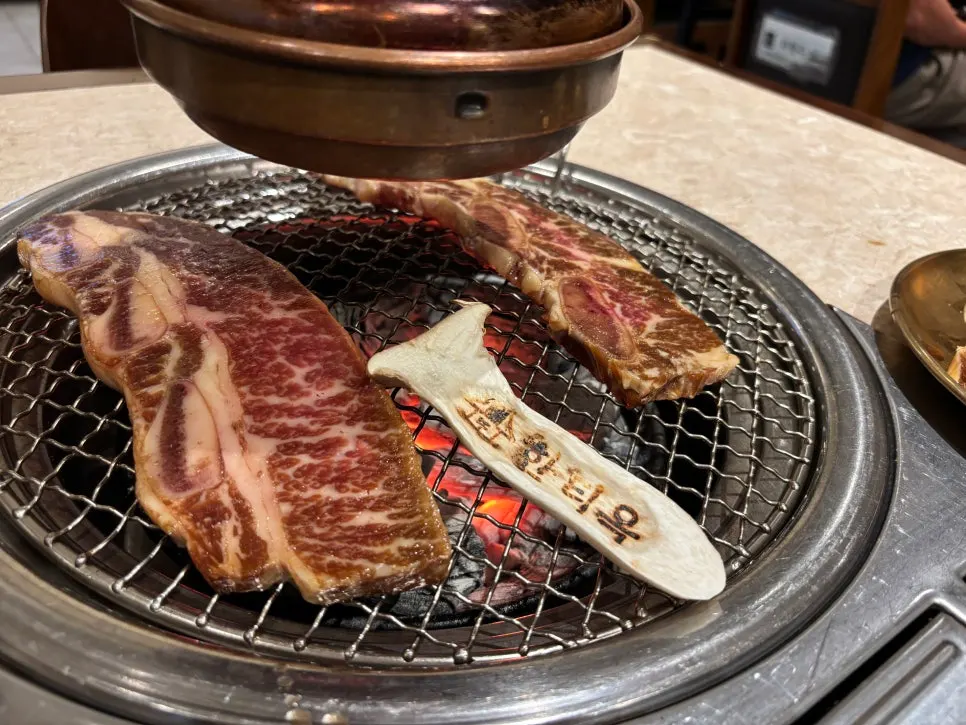 600g LA marinated galbi and brisket soup