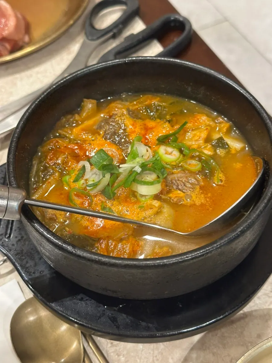 Gently sweet charcoal-grilled pork galbi