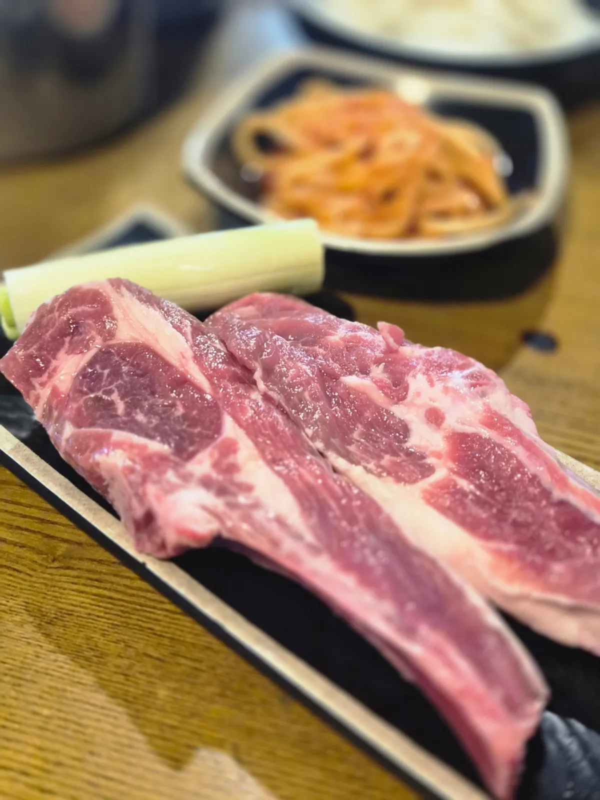Order of lamb ribs and kkodeulsal