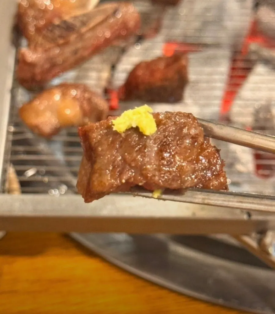 Snowflake ribs for a family meal out