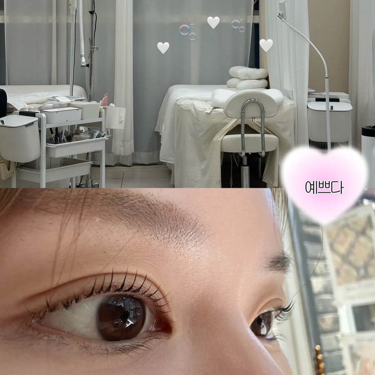 Lashes still lifted 5 days after the Level 2 Nunu Perm clinic lift
