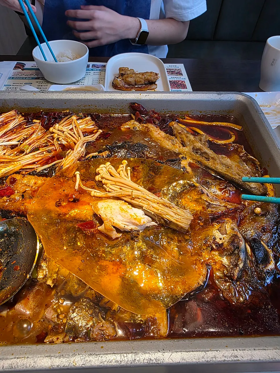 Kaoyu fish wrapped in rice paper