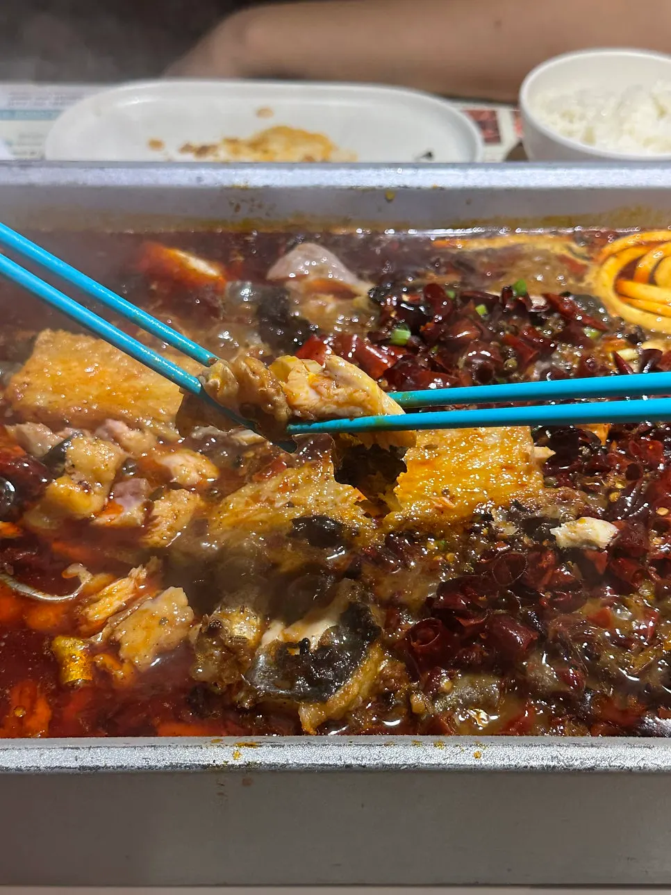 카오위에 들어 있는 계란면