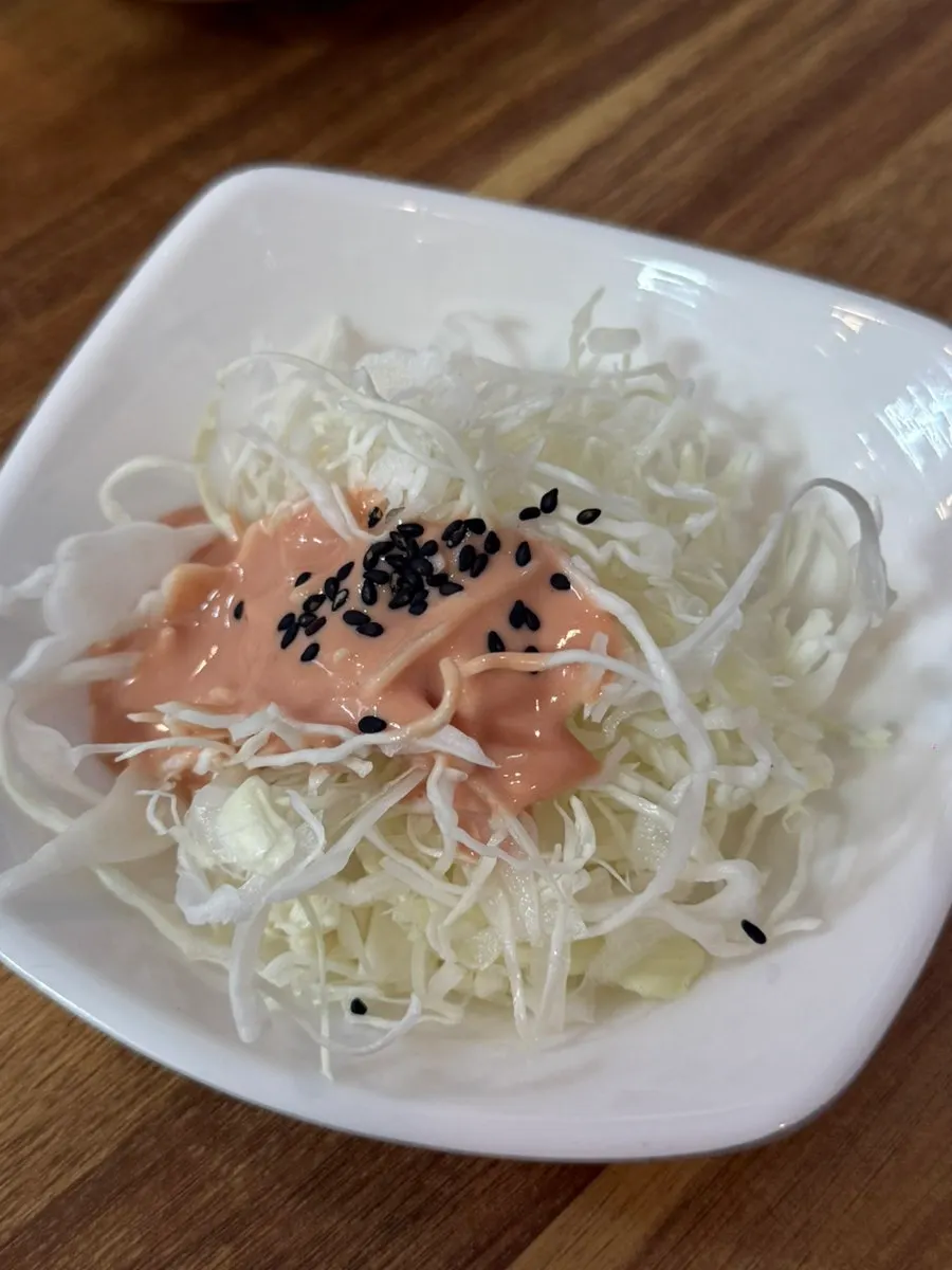 Cabbage salad with kewpie mayo