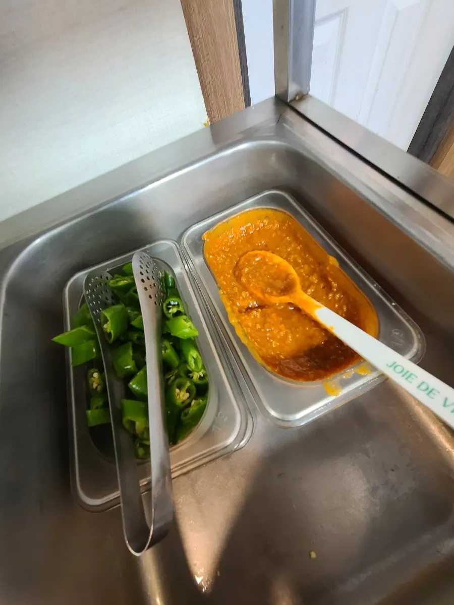 Soybean paste and self-serve corner