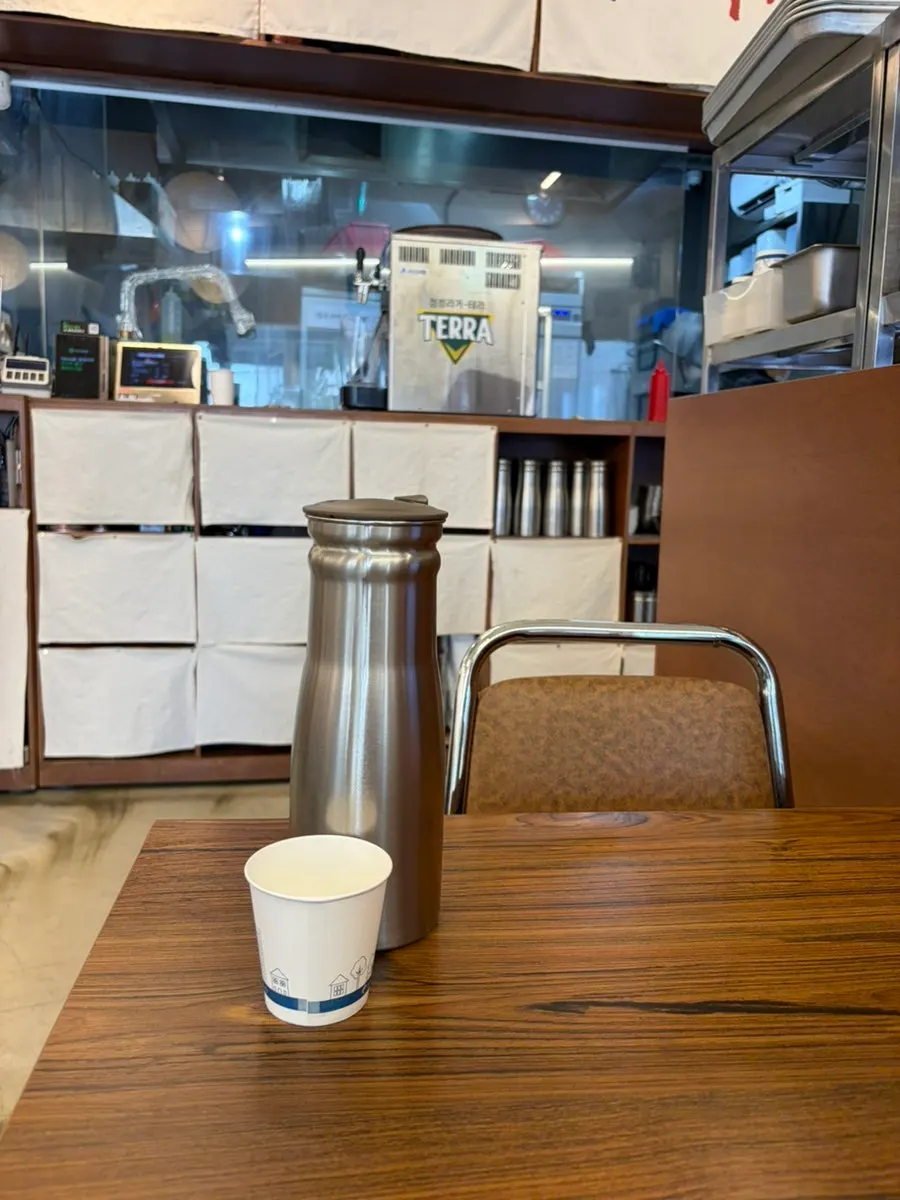 Menu board at Banwoldang Buja Sikdang Suseong Branch