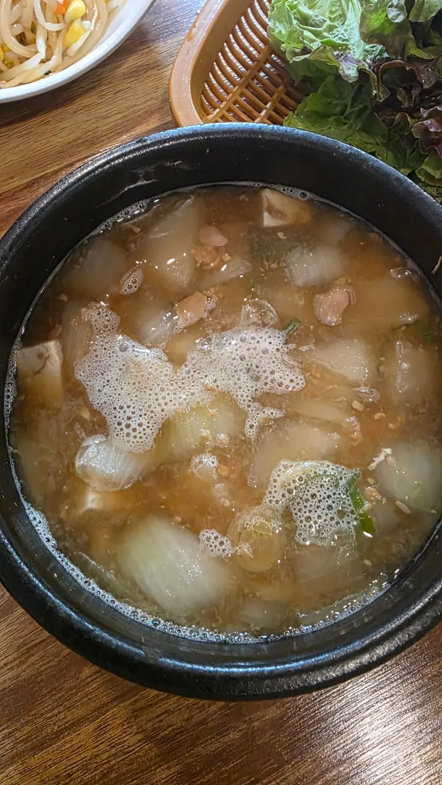 免费附赠的乡村清麹酱汤