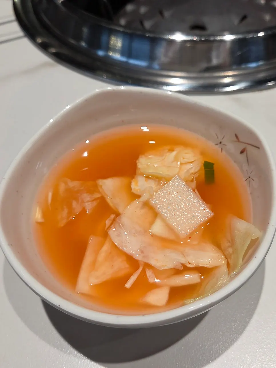 구운 돼지갈비와 밑반찬