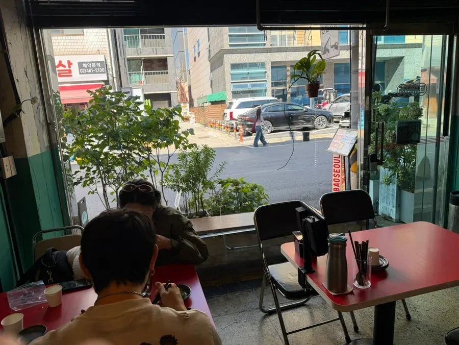 View of Yeonmujang-gil from the window