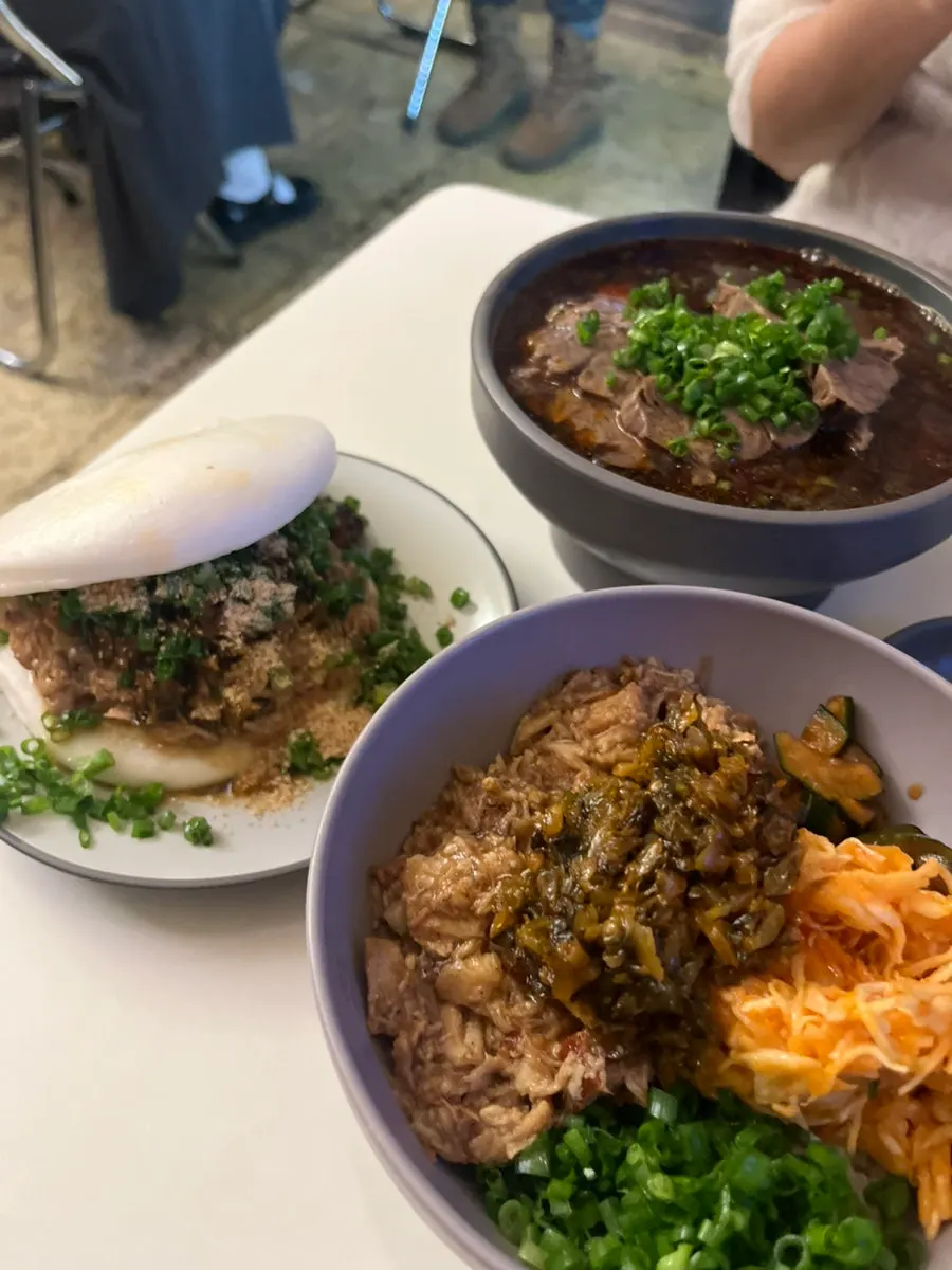 Braised pork rice bowl ordered at Bao Seoul Seongsu