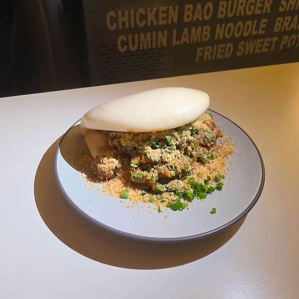 可见松软面包的经典包子特写
