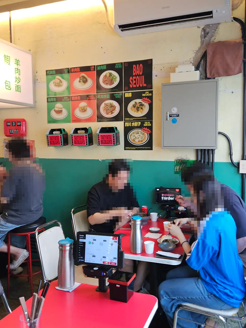 Cozy seating at Bao Seoul Seongsu