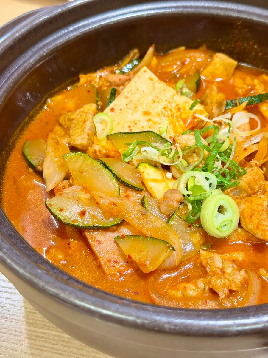 Plate of crunchy bean sprout banchan